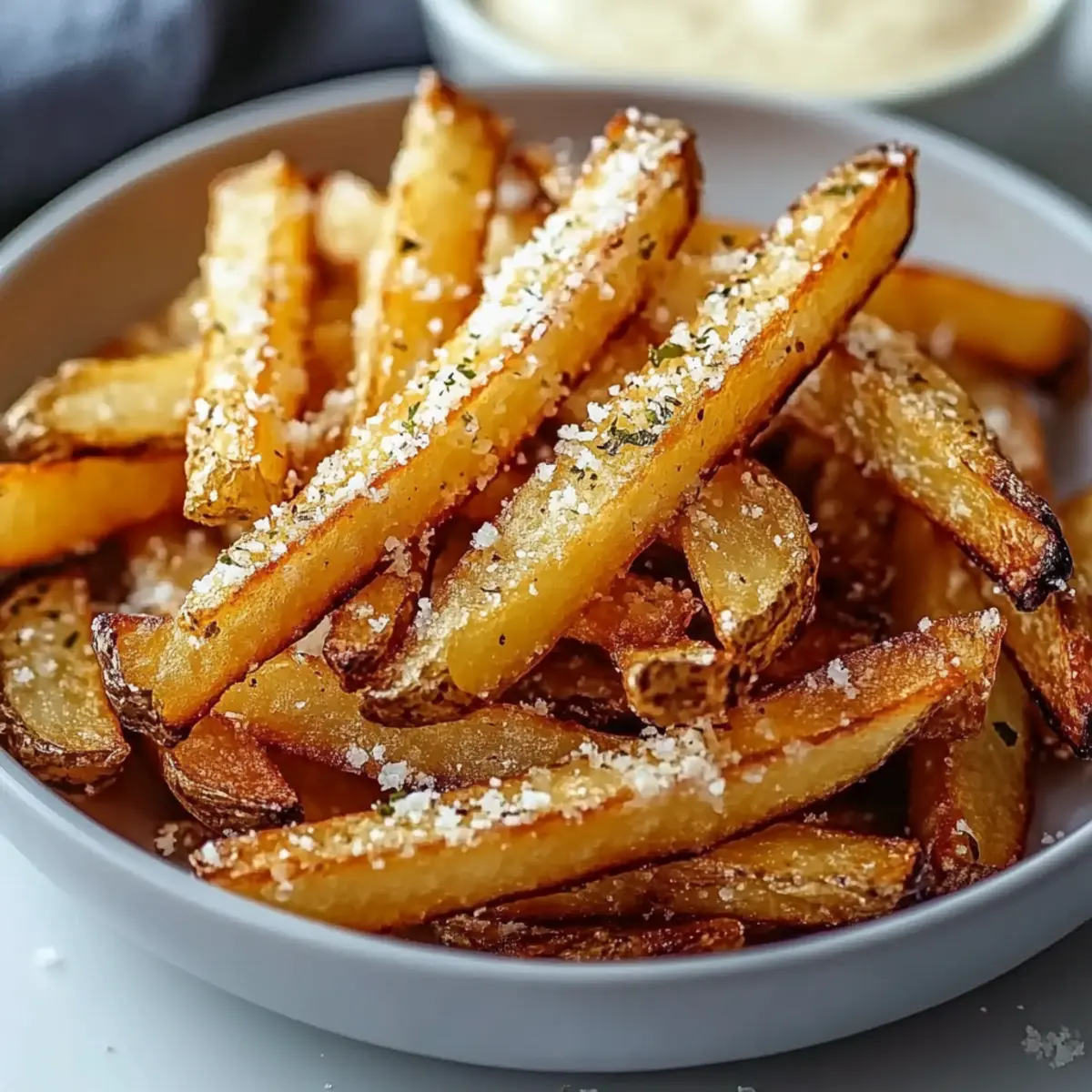 Air Fryer Garlic Parmesan Fries