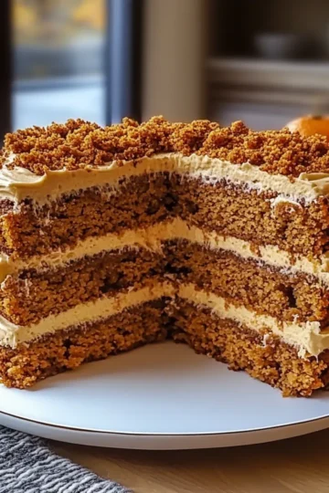 Classic Pumpkin Spice Cake with Cream Cheese Frosting