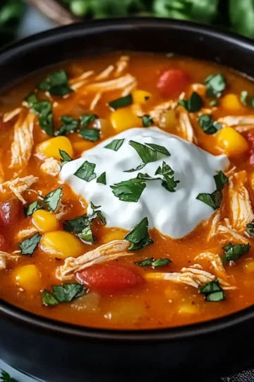 Crock Pot Chicken Fajita Soup