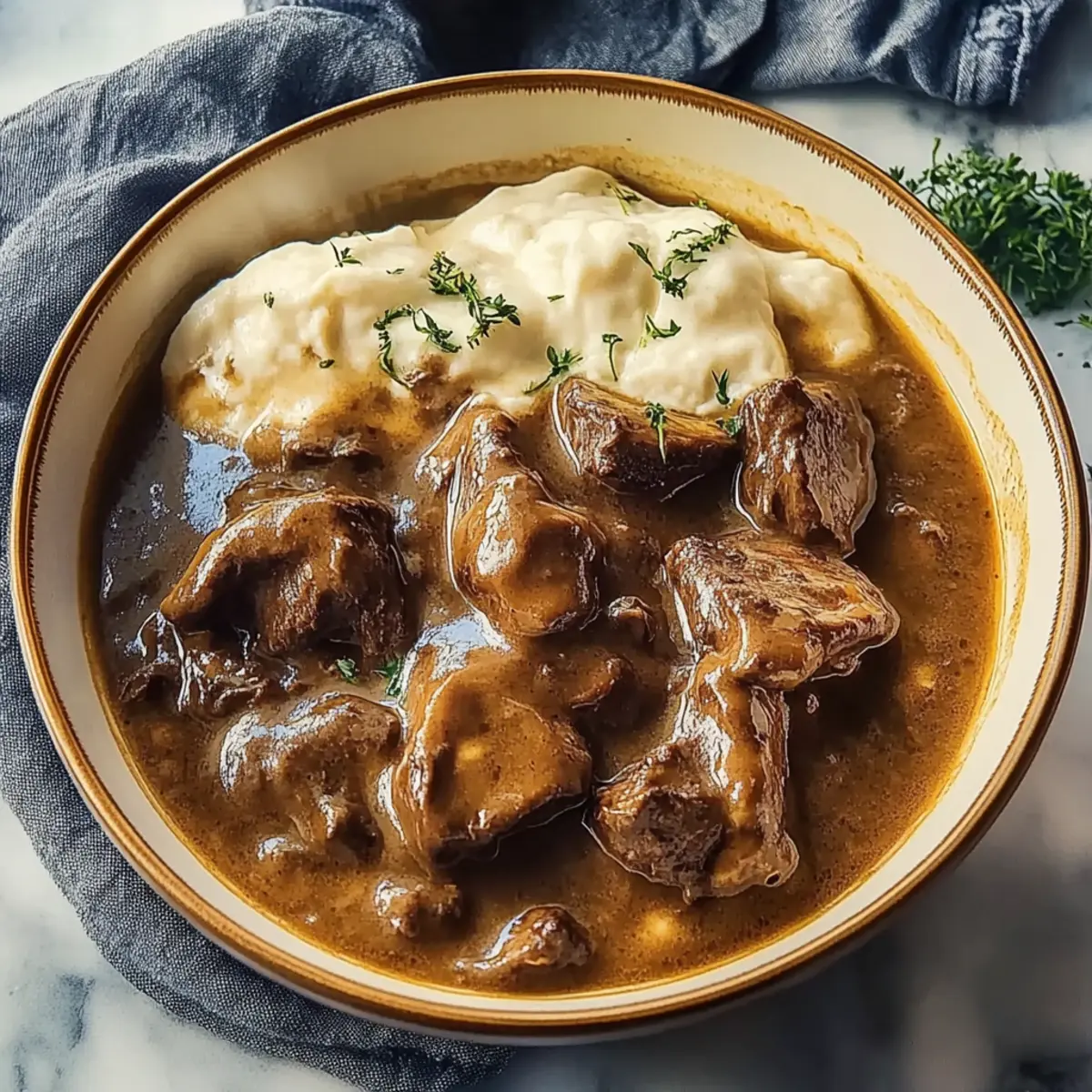 Slow Cooker Beef Stroganoff
