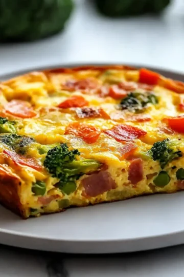 Vegetable and Bacon Frittata