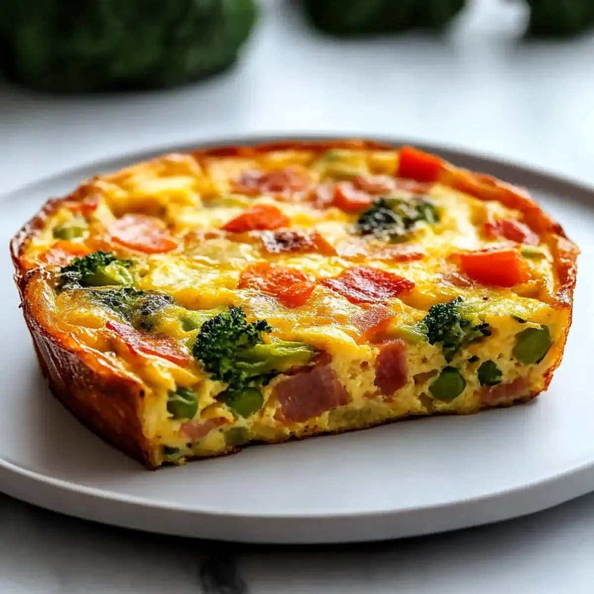 Vegetable and Bacon Frittata