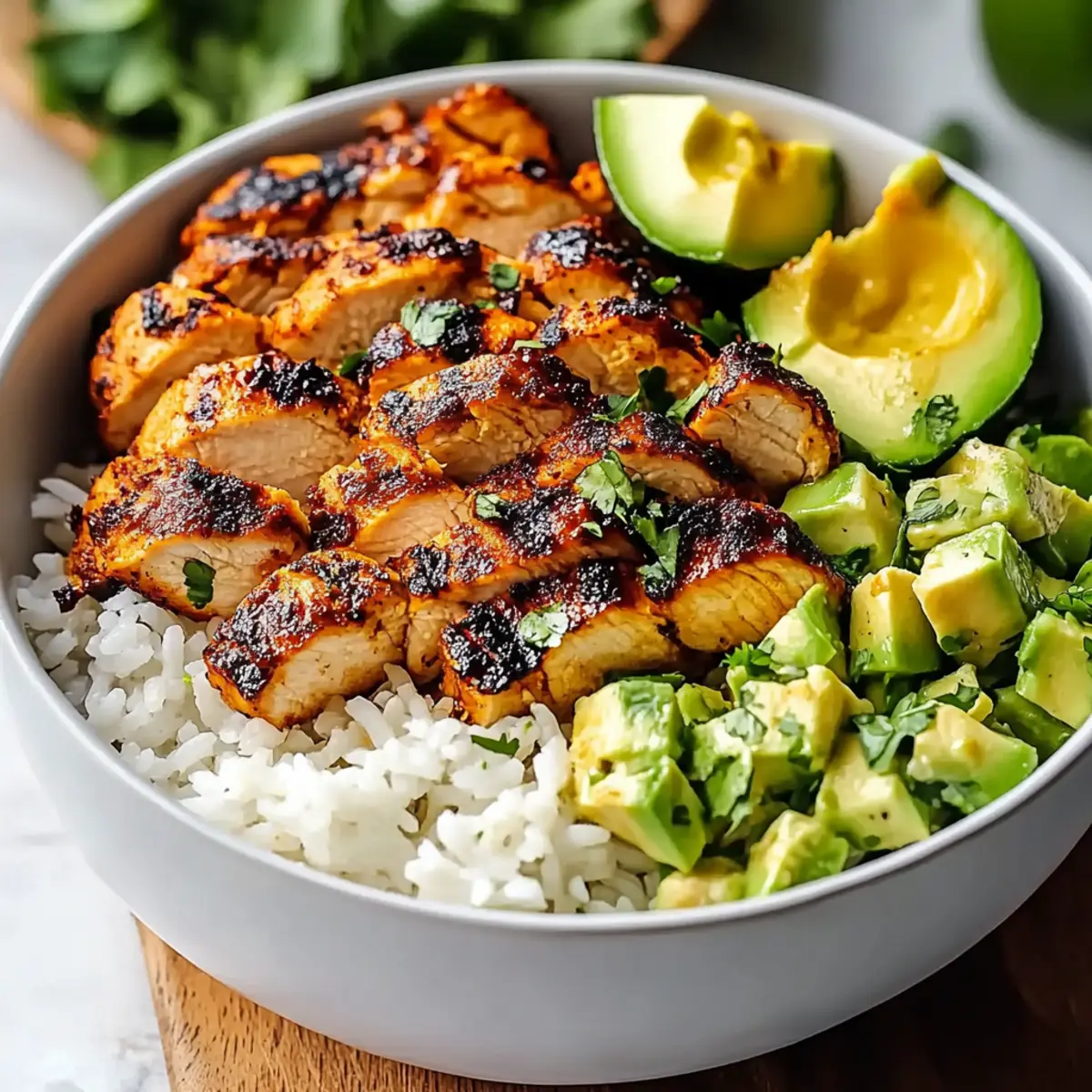 Honey Chipotle Chicken Rice Bowls