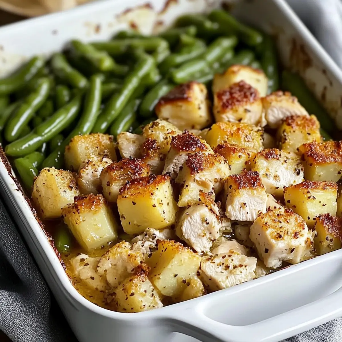 Italian Chicken Green Bean Bake