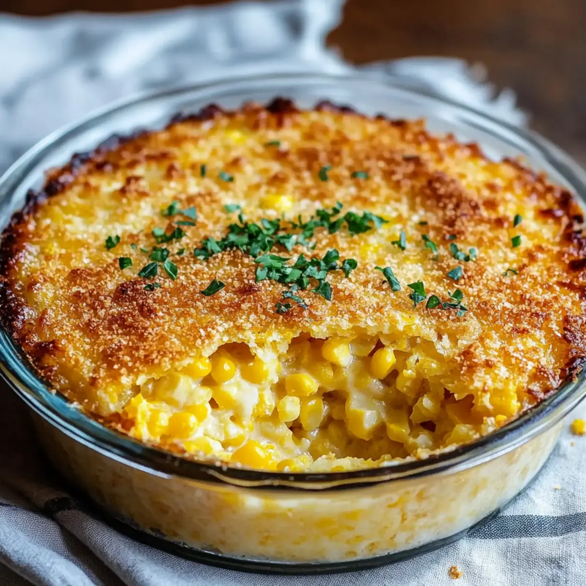 Cheddar Sweet Corn Pie