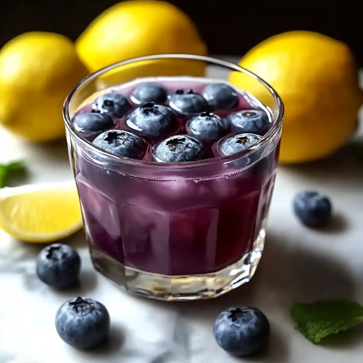 Blueberry-Lemon Green Tea