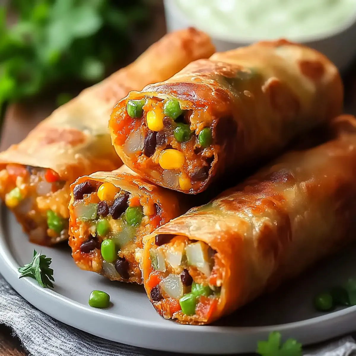 Southwest Chicken Egg Roll