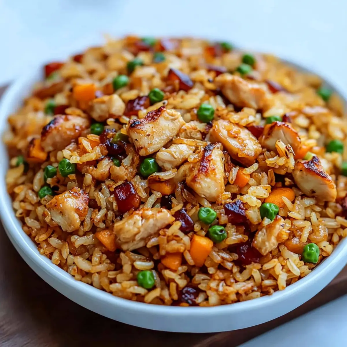 BBQ Chicken Fried Rice