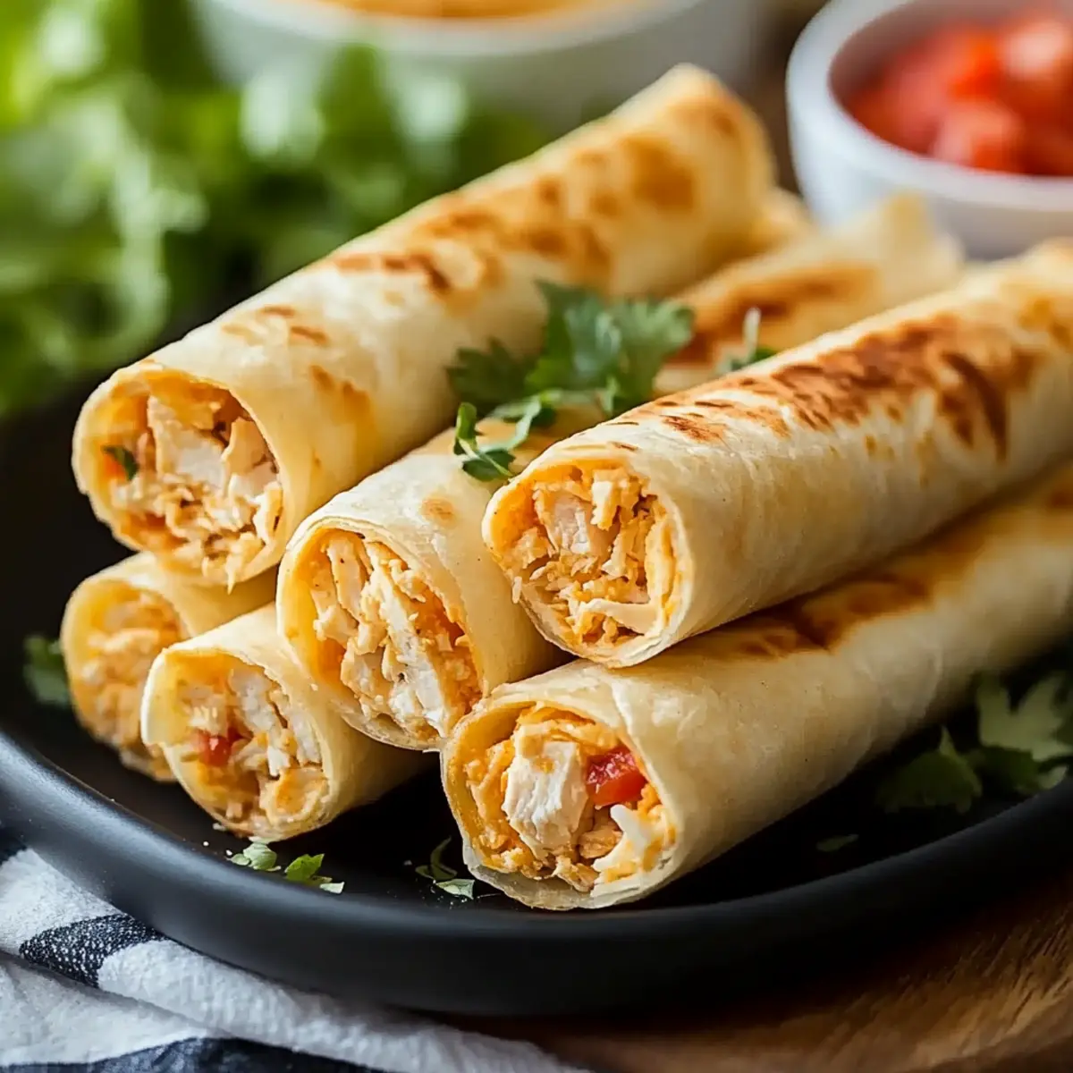 Gluten-Free Chicken Taquitos