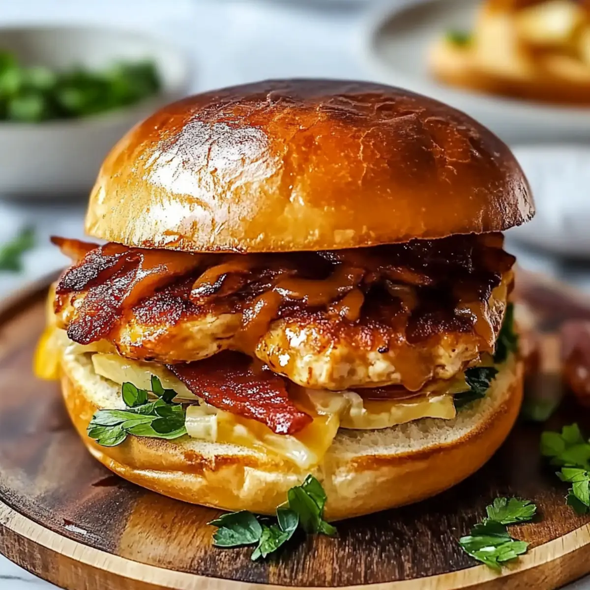 Honey Dijon Chicken Cutlet Sandwiches