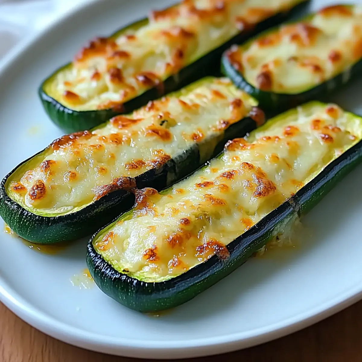 Garlic Lemon and Parmesan Oven Roasted Zucchini