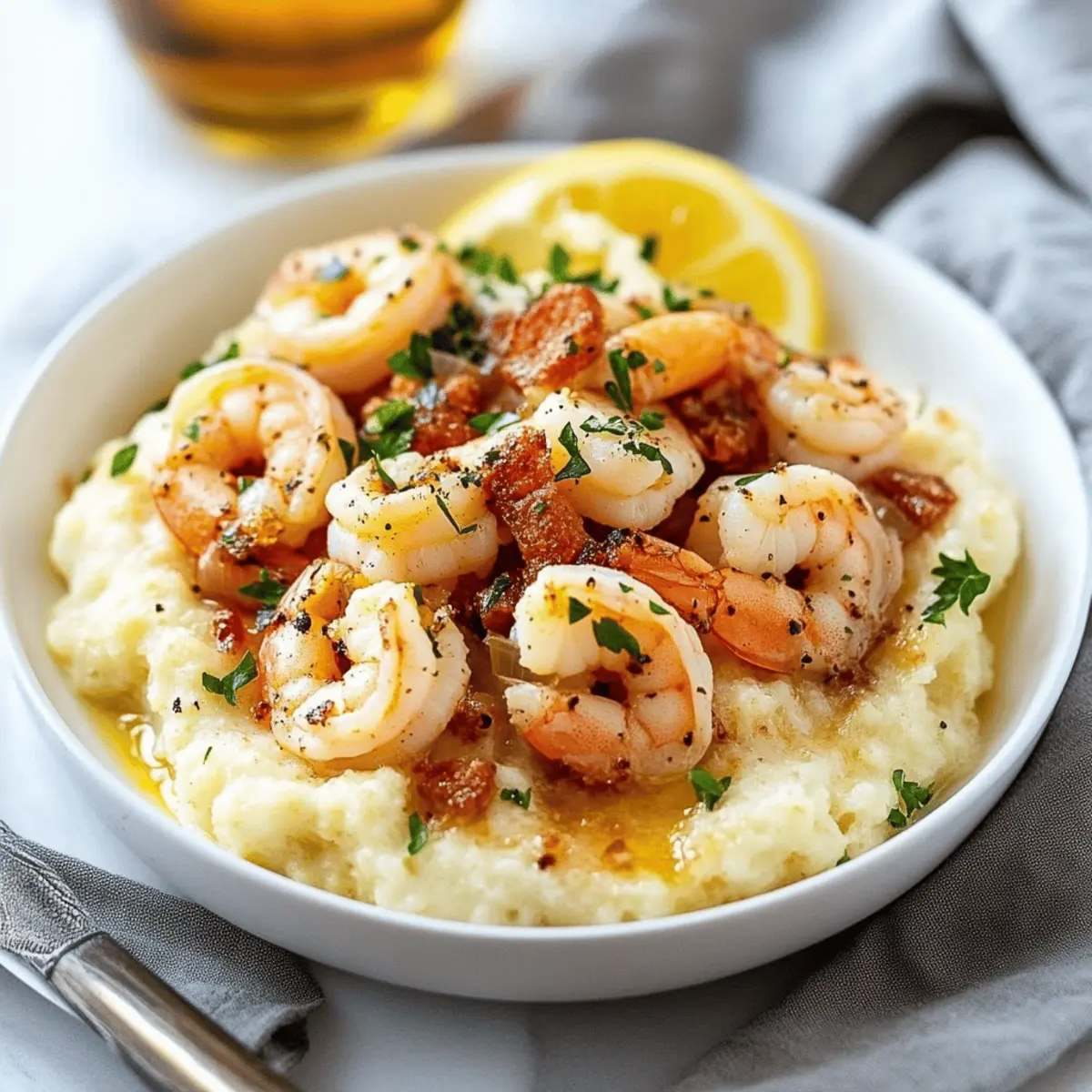 Low Carb Keto Shrimp and Grits