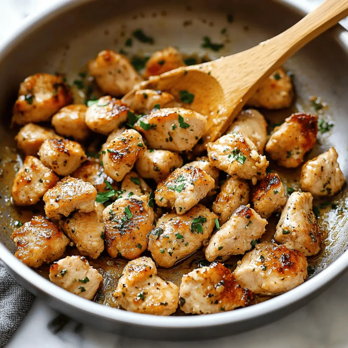 Garlic Butter Chicken Bites