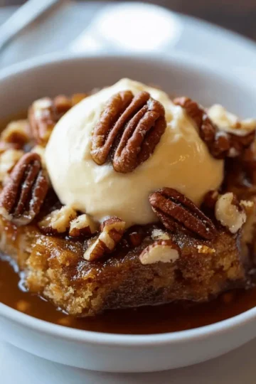 Pumpkin Pecan Cobbler