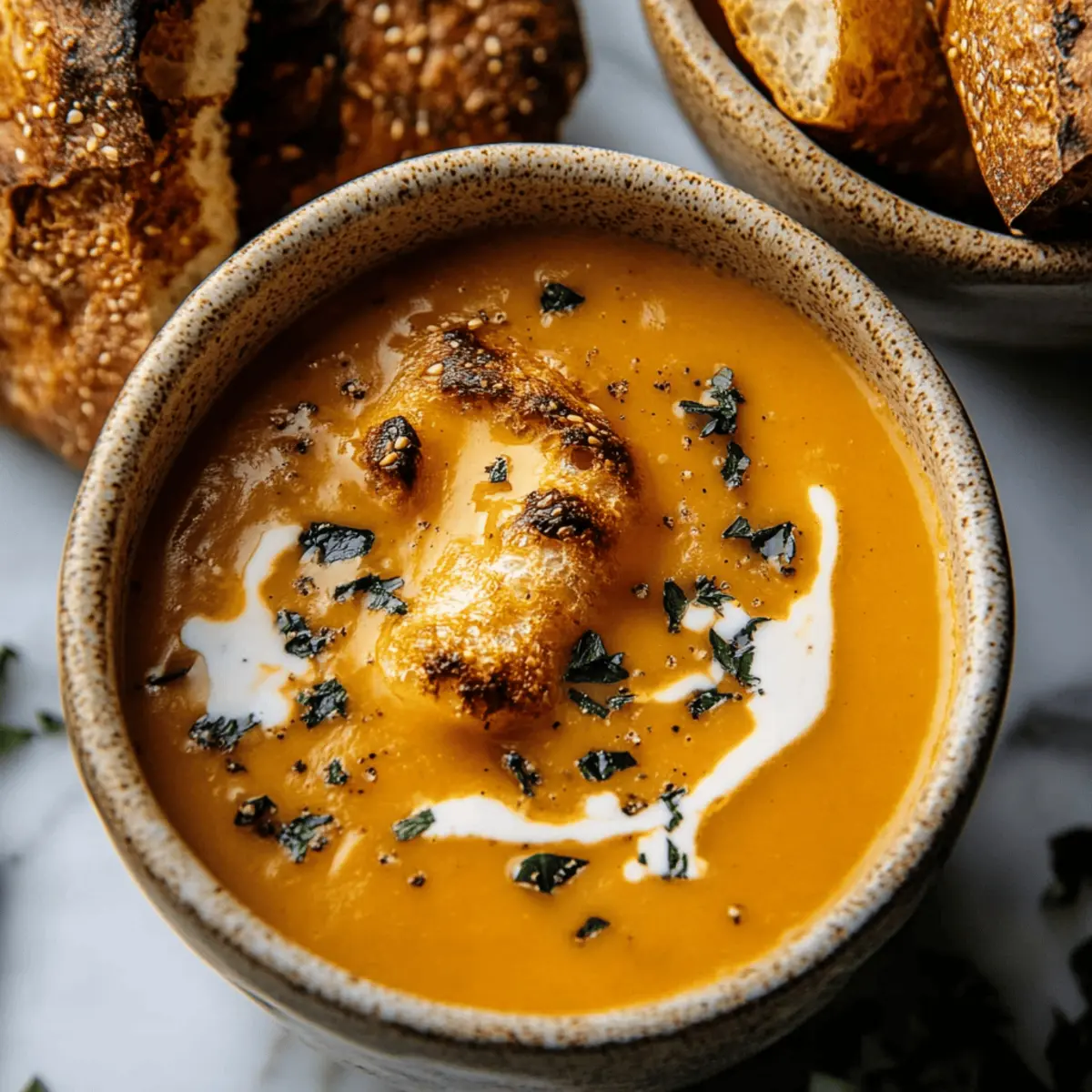 Brie and Cheddar Butternut Squash Beer Soup