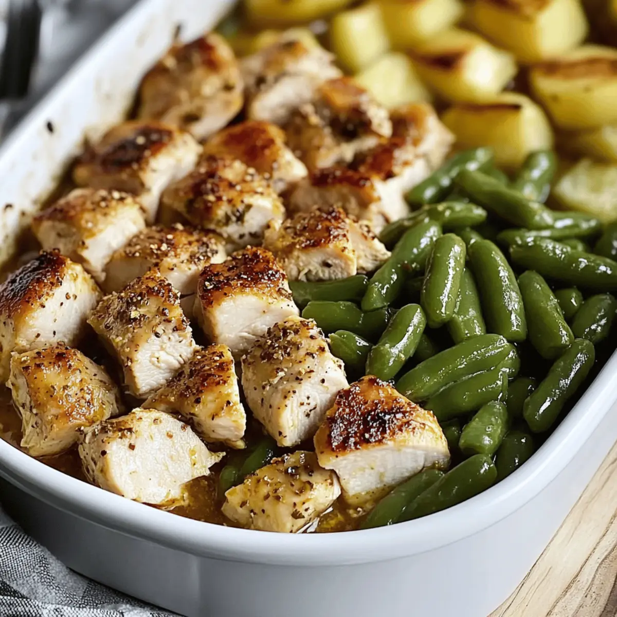 Italian Chicken Green Bean Bake