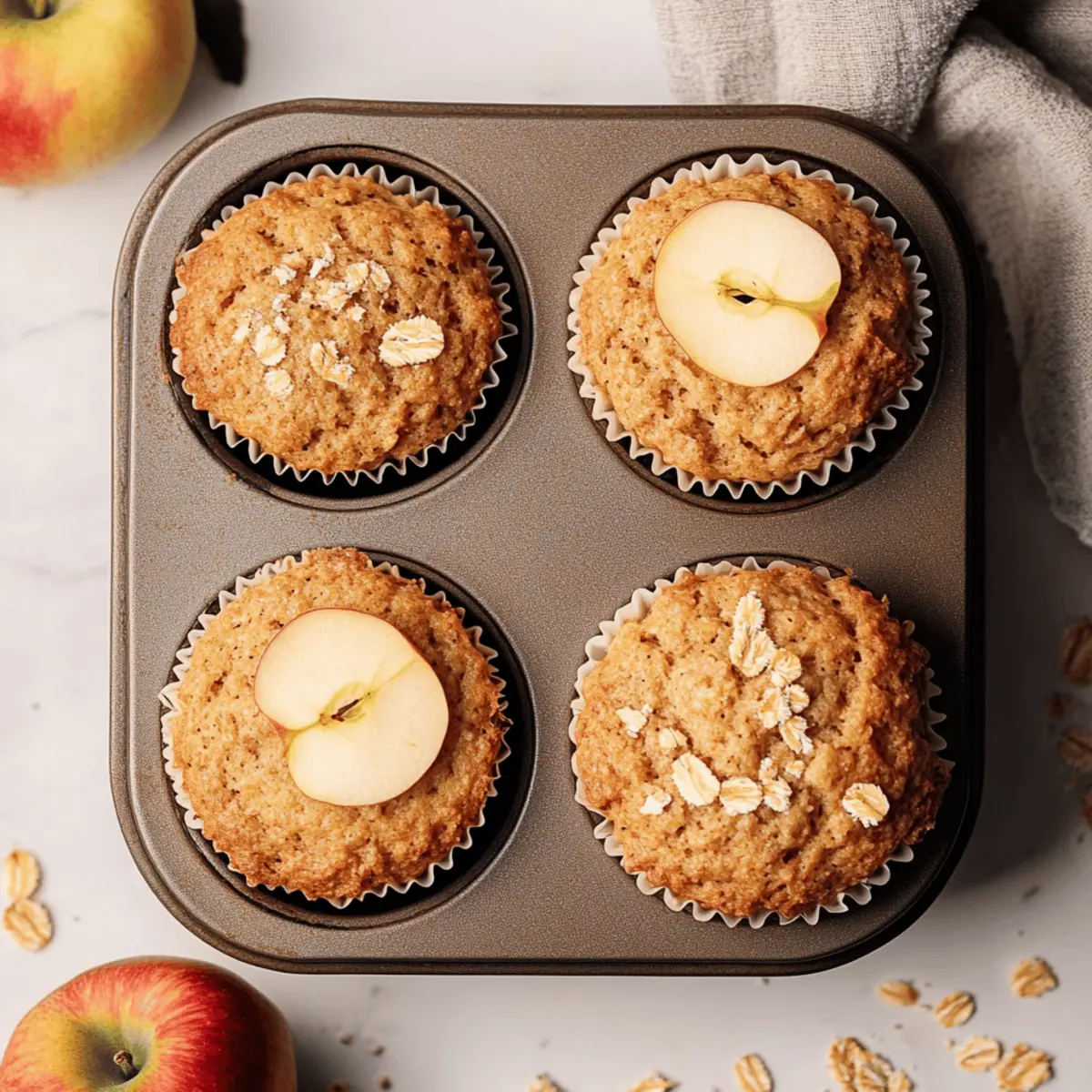 Healthy Apple Muffins