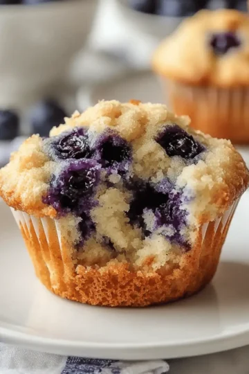 Blueberry Cream Cheese Muffins