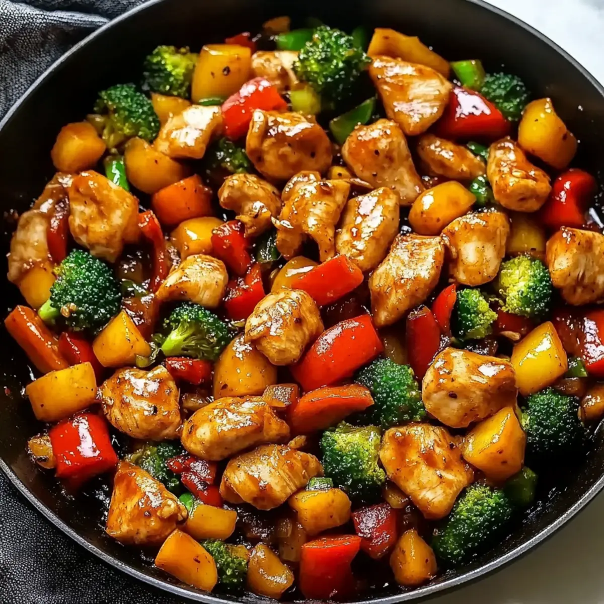 Chicken and Vegetables Skillet