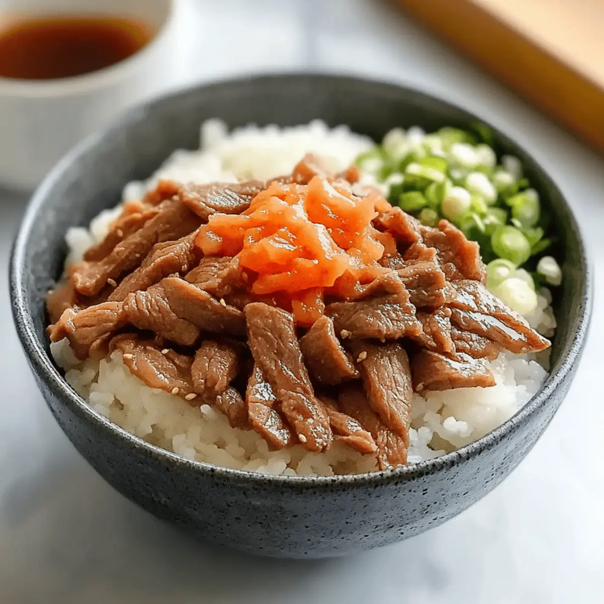 Gyudon Japanese Beef Bowls