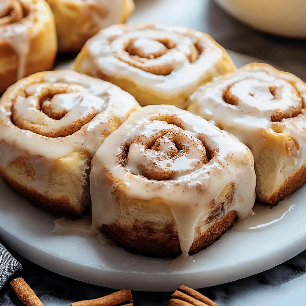 Apple Cinnamon Rolls with Brown Butter Maple Icing