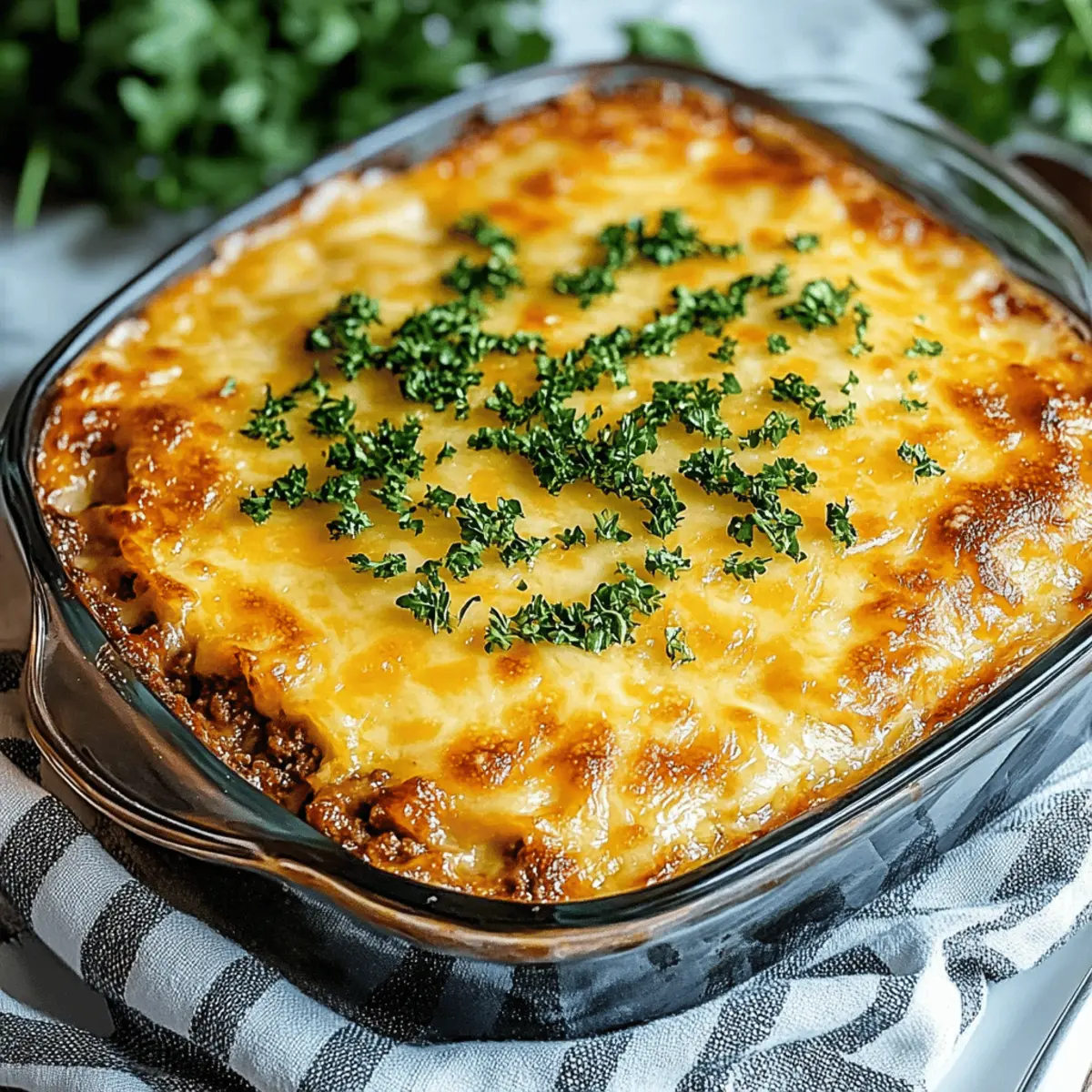 Cheddar Bay Ground Beef Cobbler