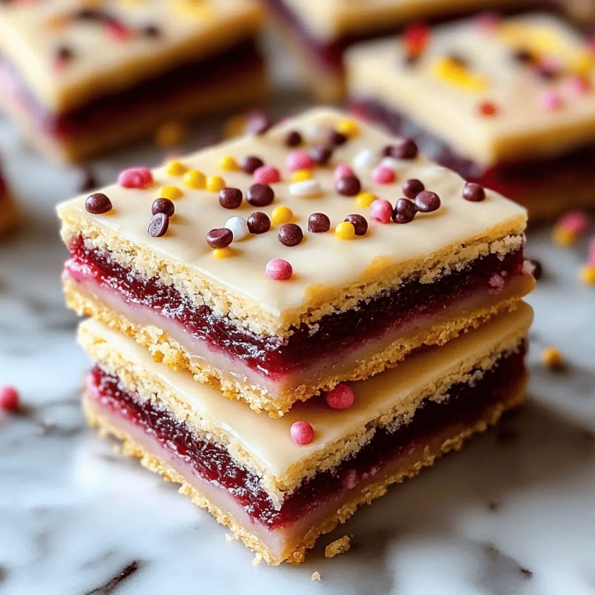 Poptart Cookie Bars