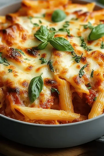 Cottage Cheese Pasta Bake With Veggies