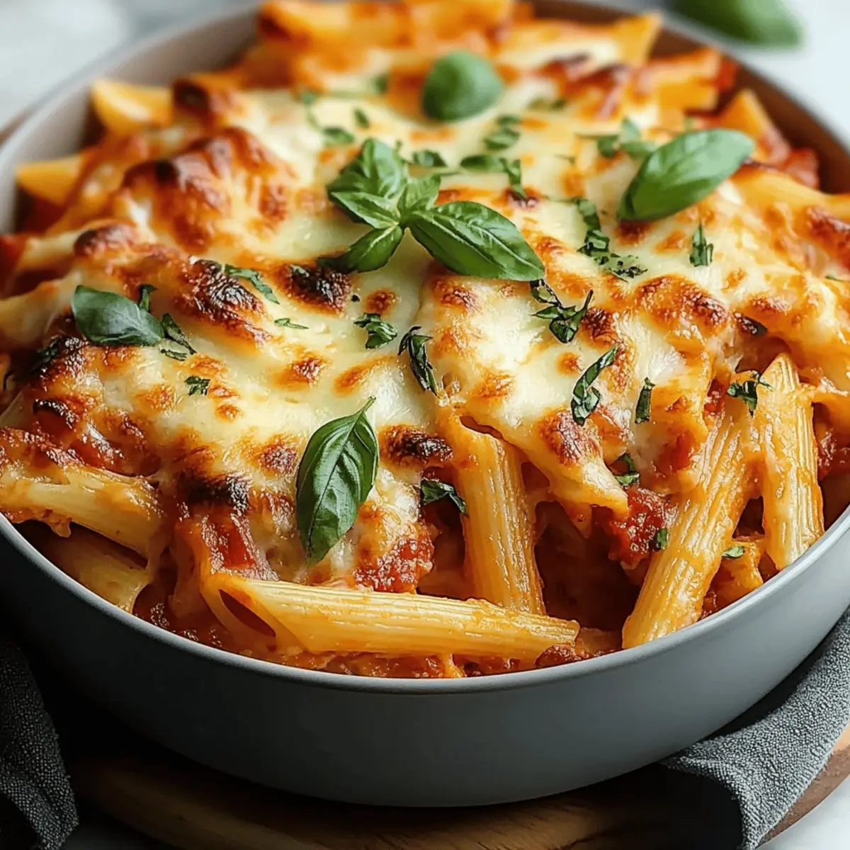 Cottage Cheese Pasta Bake With Veggies