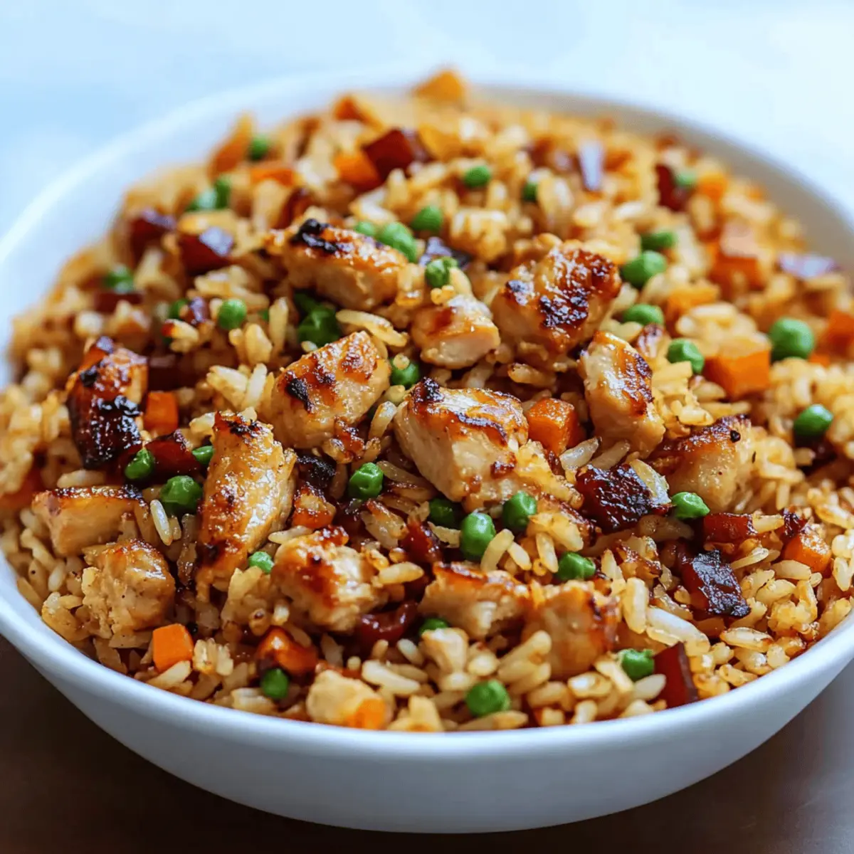 BBQ Chicken Fried Rice