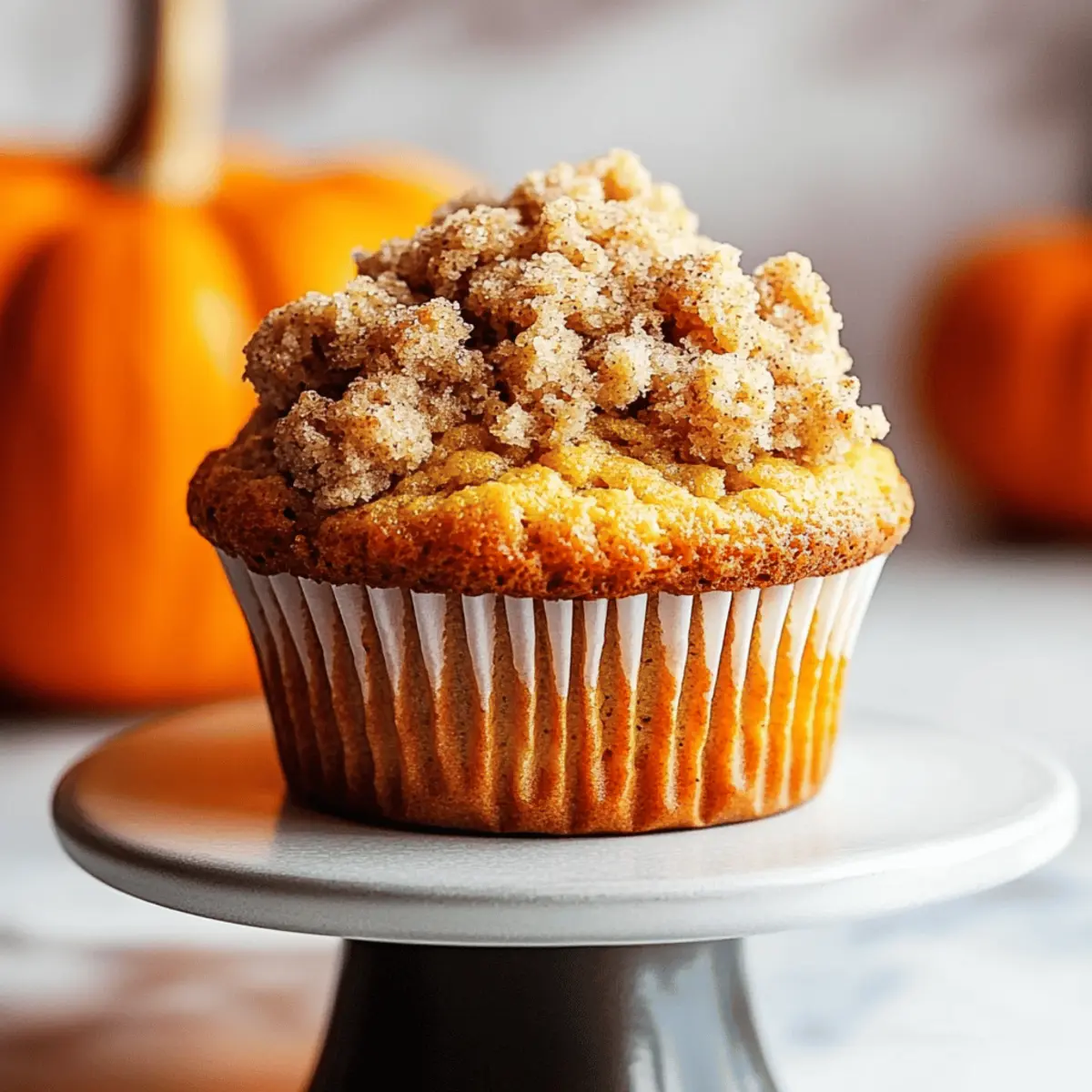Apple Pumpkin Streusel Muffins