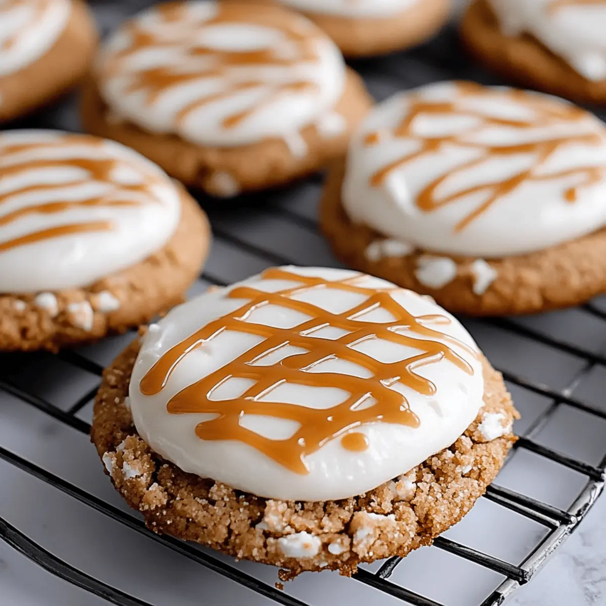 Crumbl Salted Caramel Cheesecake Cookies