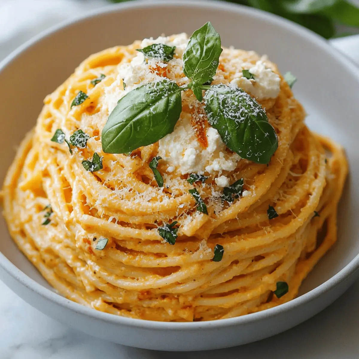 Roasted Tomato and Garlic Ricotta Pasta