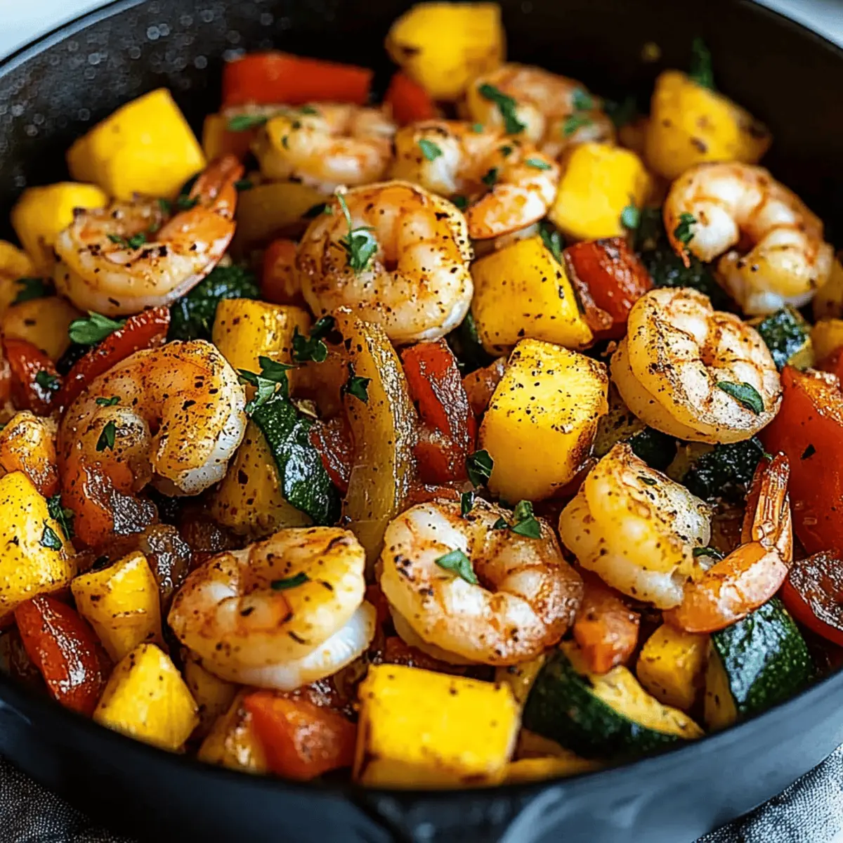 Shrimp Vegetable Skillet