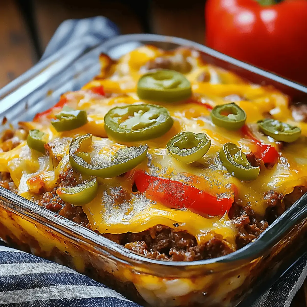 Southern Five Layer Beef Casserole