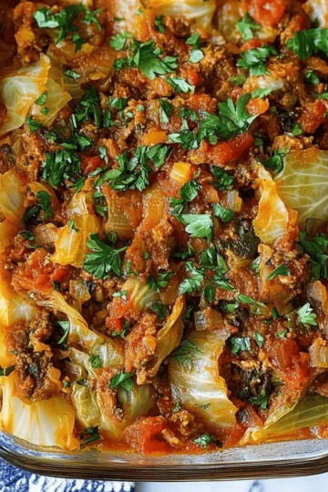 Unstuffed Cabbage Rolls