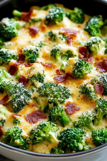 Creamy Garlic Parmesan Broccoli