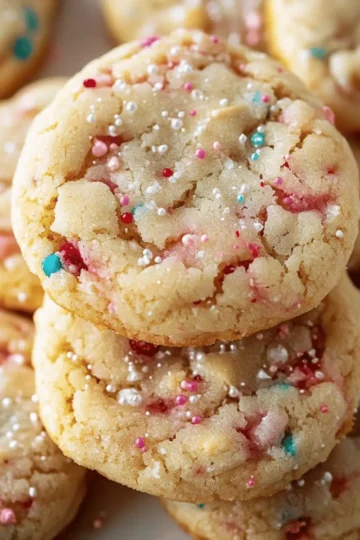 Strawberry Pop Tart Cookies
