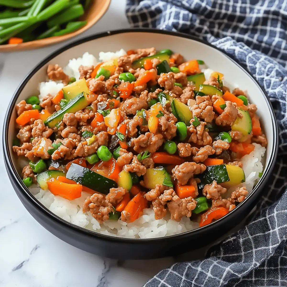 Ground Turkey Stir Fry