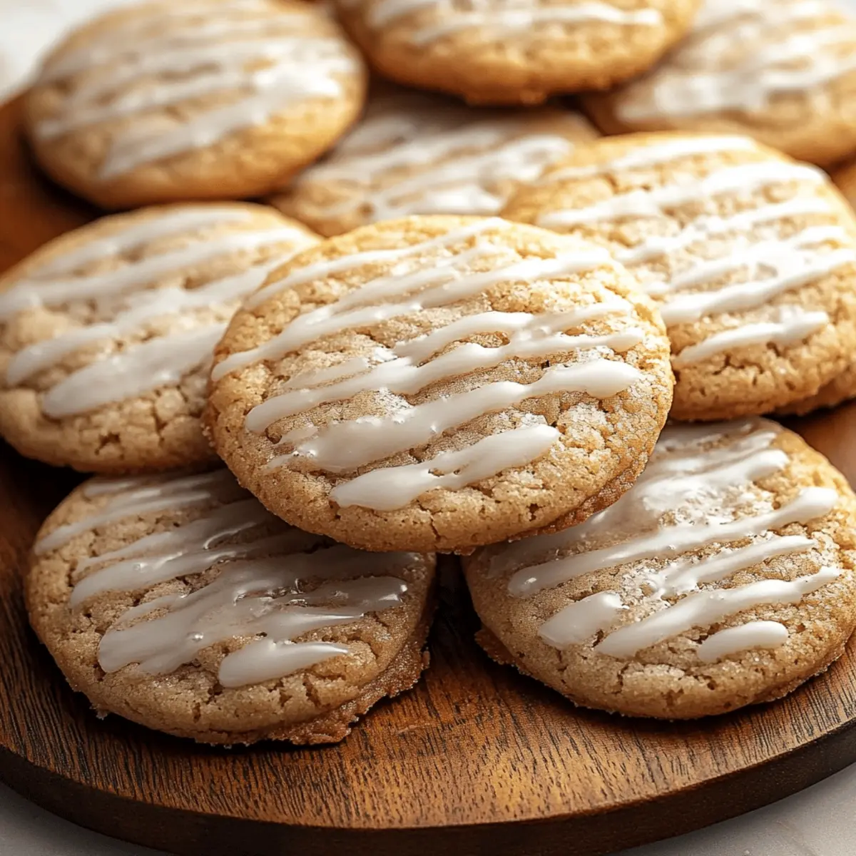 Earl Grey Sugar Cookies with Lemon Glaze