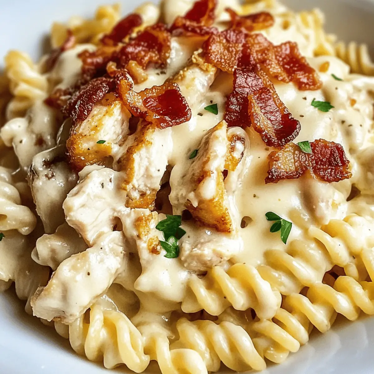 Chicken Bacon Ranch Pasta