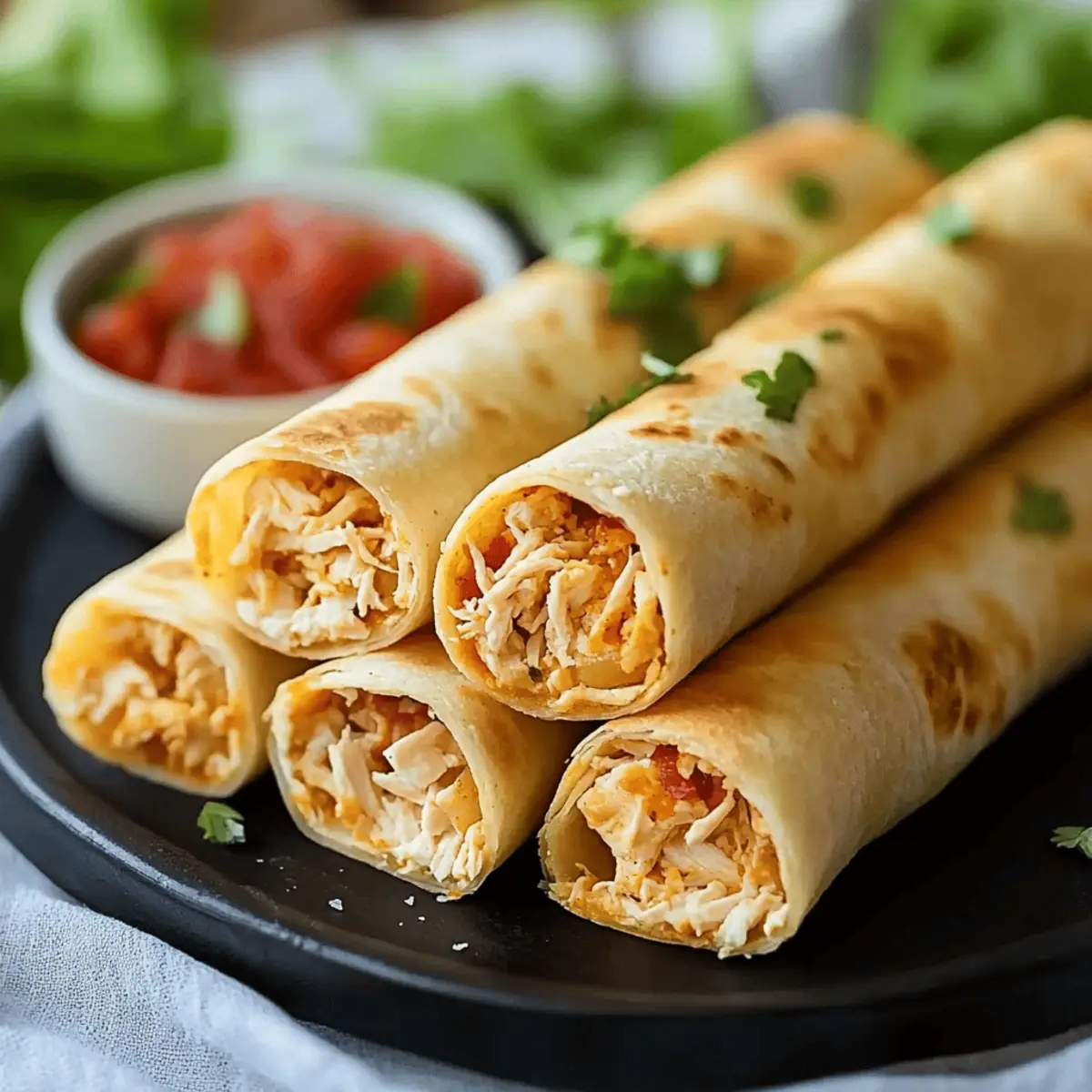 Gluten-Free Chicken Taquitos