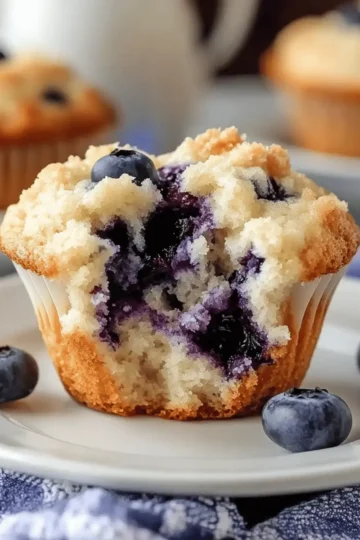 Blueberry Cream Cheese Muffins