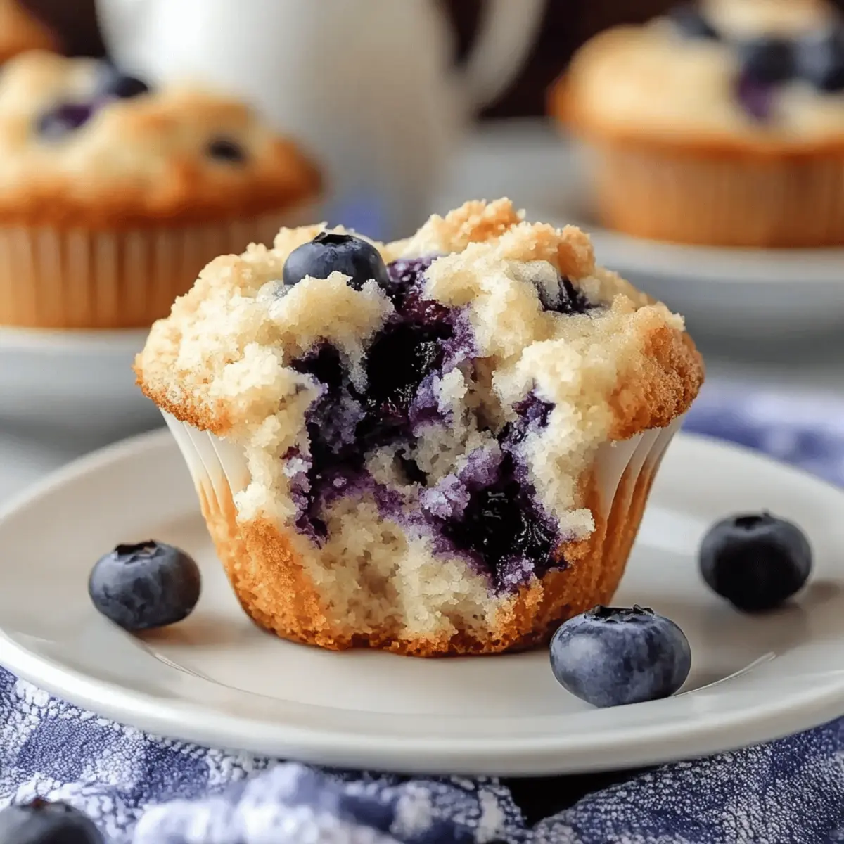 Blueberry Cream Cheese Muffins
