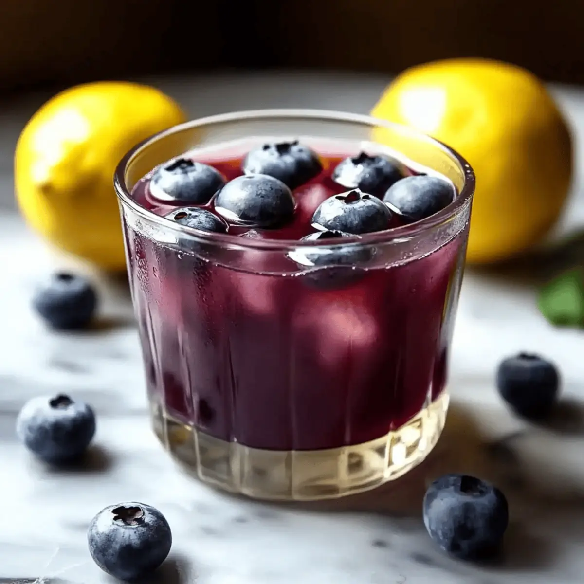 Antioxidant Blueberry-Lemon Green Tea