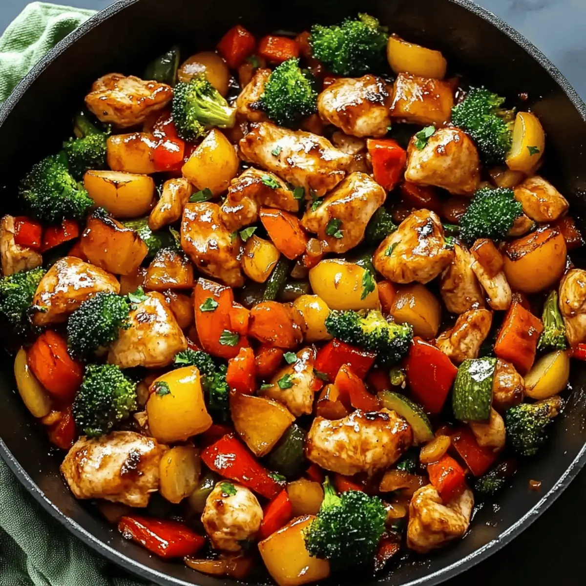 Chicken and Vegetables Skillet