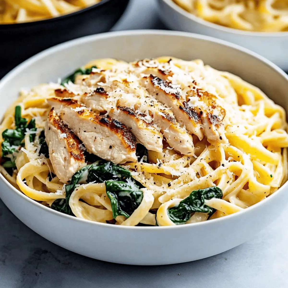 Creamy Chicken Florentine Pasta