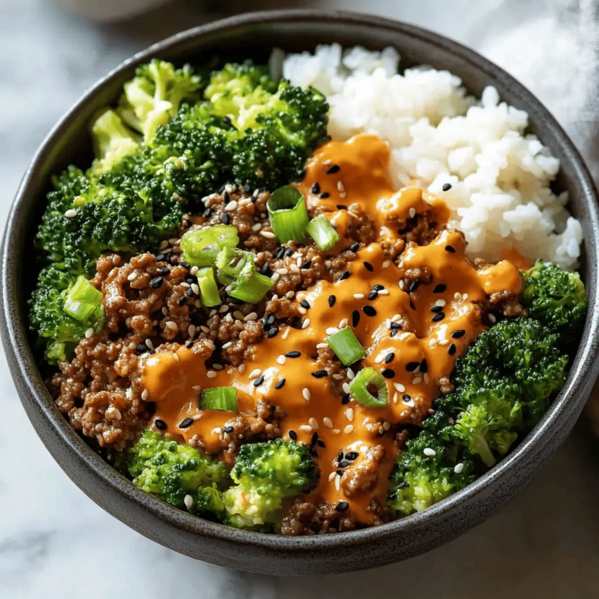 Teriyaki Ground Beef and Broccoli