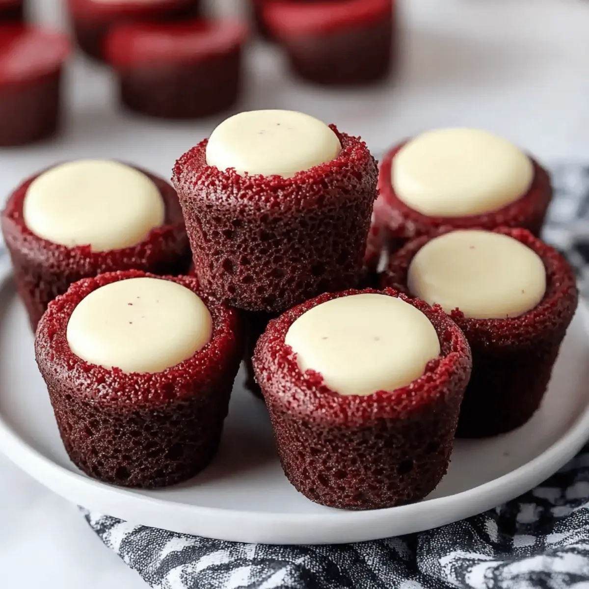 Red Velvet Cheesecake Bites