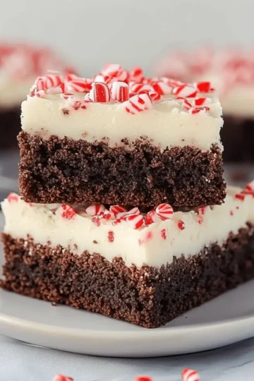 Peppermint Bark Brownies